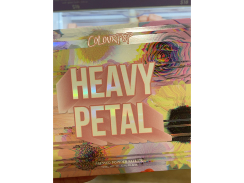 Colourpop Heavy Petal Pressed Powder Palette, 0.42 oz/12.0 g