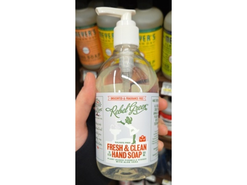 Rebel Green Fresh & Clean Hand Soap, 12 fl oz/355 mL, Pack Of 2