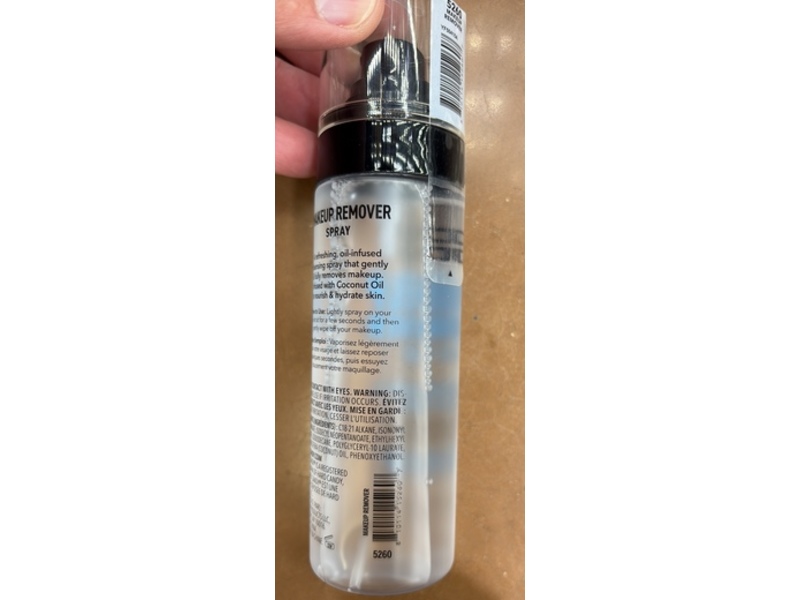 Hard Candy Makeup Remover Spray, Fragrance Free, 3.4 fl oz/100 mL