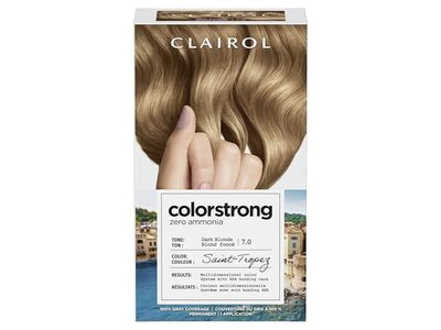Clairol Color Strong Permanent Zero Ammonia Hair Color, 7.0 Dark Blonde, 1 Application
