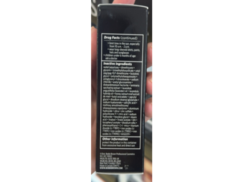 Bobbi Brown Weightless Skin Foundation, SPF 15, Warm Ivory, 1 fl oz/30 mL