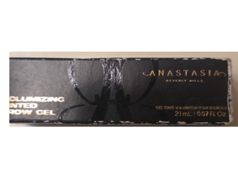 Anastasia Beverly Hills Mini Volumizing Tinted Brow Gel, Ebony, 0.07 fl oz/21 mL