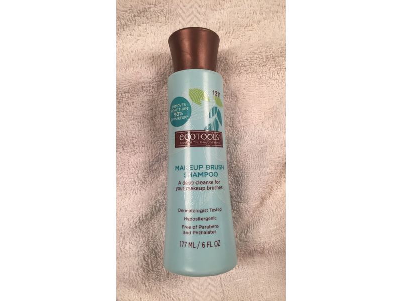 Ecotools Makeup Brush Cleansing Shampoo, 6 Ounce