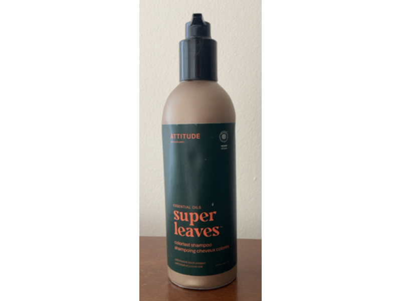 Attitude Super Leaves Colorlast Shampoo, Patchouli & Black Pepper, 16 fl oz/473 mL