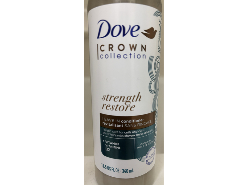 Dove Strength Restore Leave In Conditioner, 11.5 fl oz/340 mL