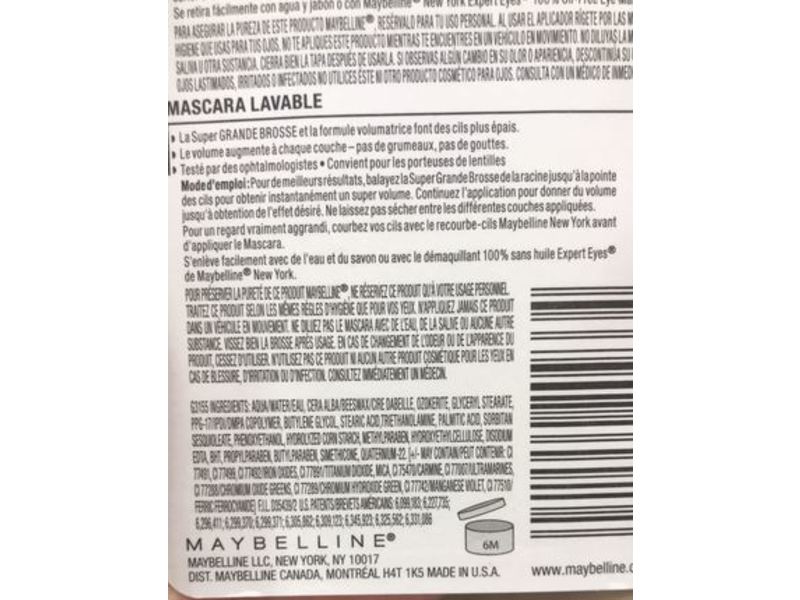 Maybelline New York Great Lash Big Mascara, 132 Brownish Black, 0.34 fl oz