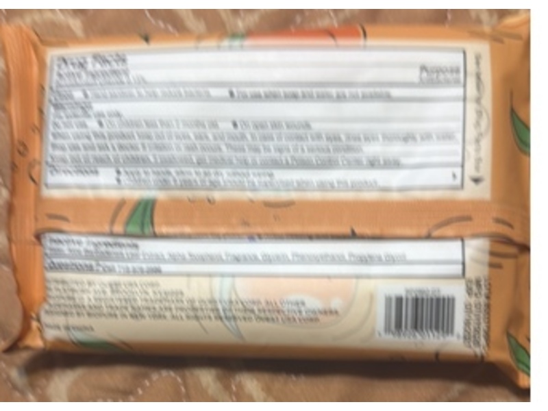 Biopure Anti-Bacterial Hand Wipes, Peach Champagne, 40 Count