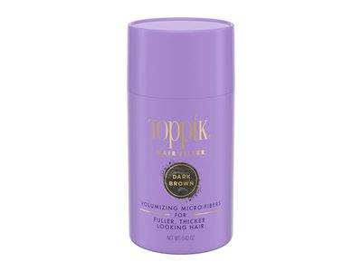 Toppik Volumizing Micro-Fibers Hair Filler, Dark Brown, 0.42 oz/12 g
