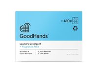 GoodHands Laundry Detergent Sheets, Fragrance Free, 160 Loads, 7.5 oz/210 g, 80 Count - Image 2