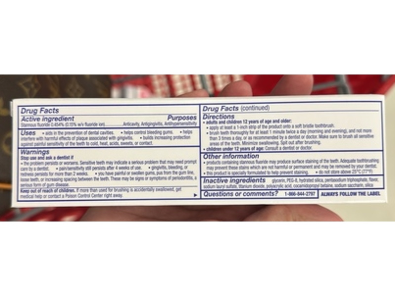 Sensodyne Sensitivity Gum & Enamel Toothpaste, Mint, 2.3 oz/65.2 g
