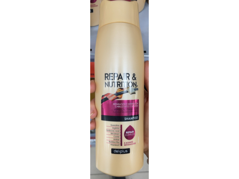 Deliplus Repair & Nutrition Shampoo, 400 mL