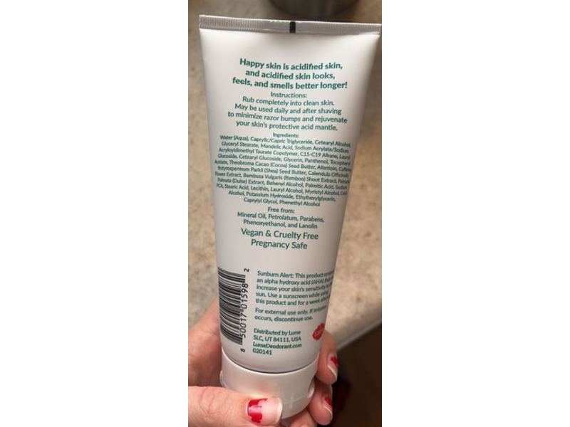 Lume Go Beyond Smooth Acidified Body Butter, Mandelic Acid, 6 oz/170 g