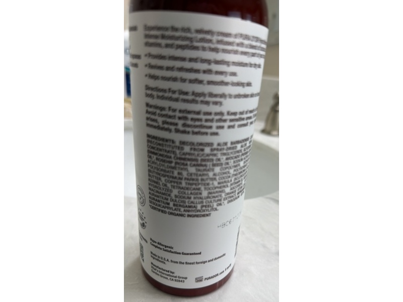Pura D'or Hydra Renew Intense Moisturizing Lotion, Ultra Dry Skin, 16 oz/473 mL