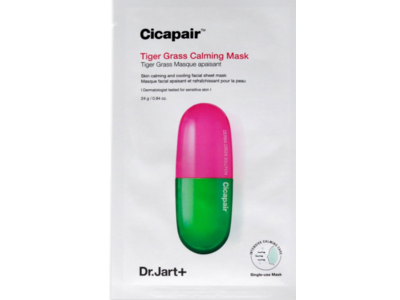 Dr. Jart+ Cicapair Tiger Grass Calming Mask, 0.84 oz /24 g, 5 Count