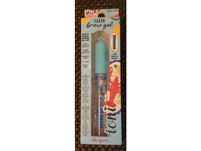 Ioni Licqua Brow Gel, Clear, 0.10 fl oz/3 mL