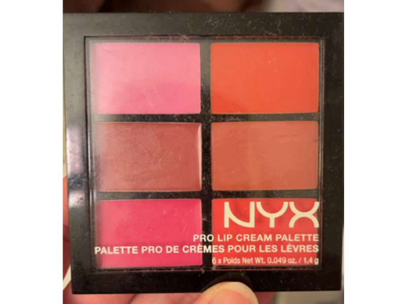 NYX Professional Makeup Pro Lip Cream Palette, The Pinks, 0.49 oz/1.4 g