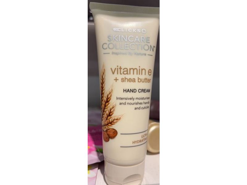 Clicks Skin Care Collection Moisturises & Nourishes Hand Cream, Vitamin + Shea Butter, 75 mL