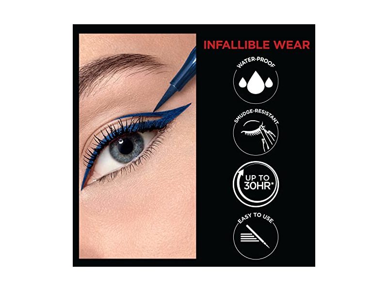 L'Oreal Paris Infallible Eyeliner, Black, 0.03 fl oz