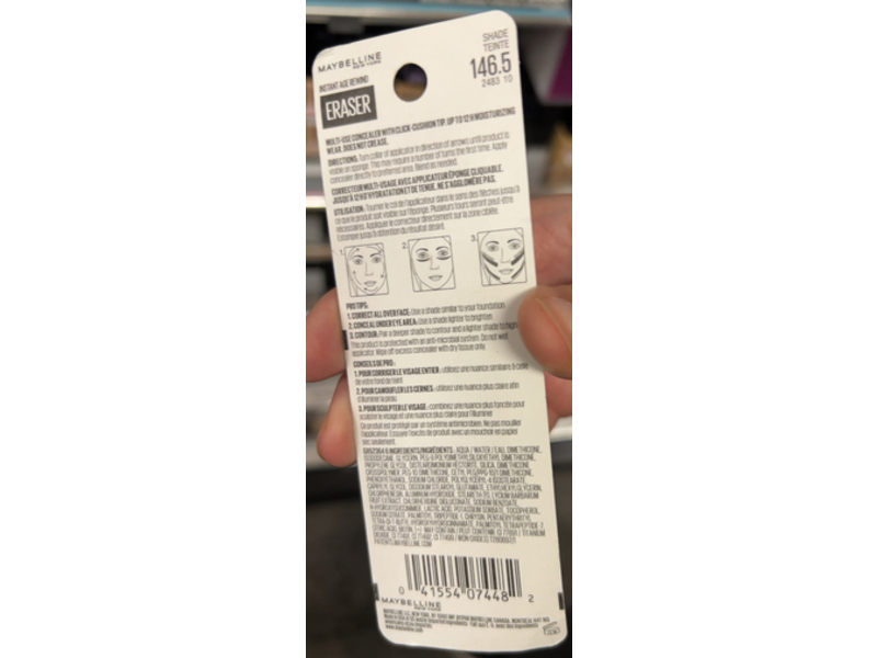 Maybelline Instant Age Rewind Eraser Dark Circles Treatment Multi-Use Concealer, 146.5,0.2 fl oz