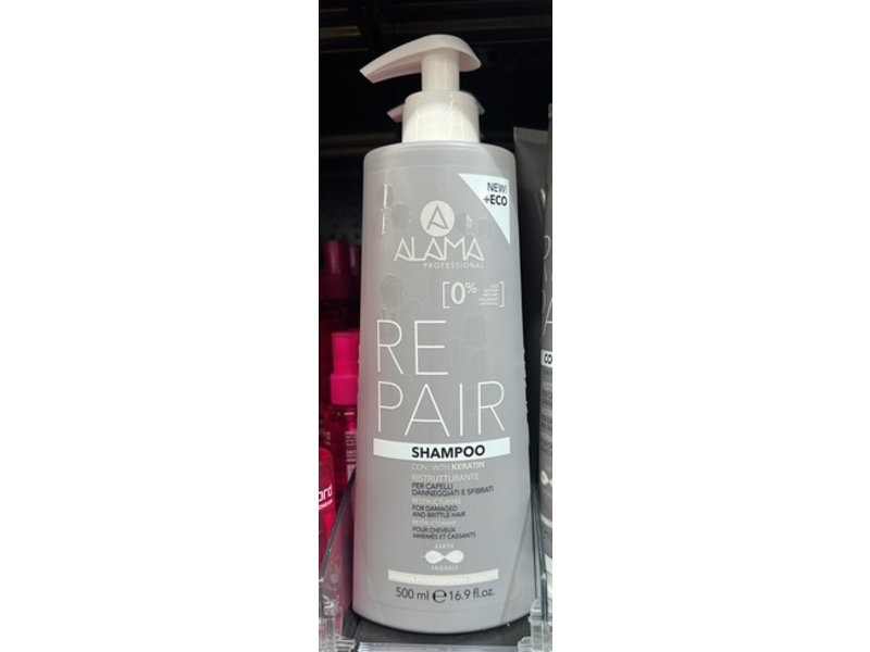 Alama Cosmetics Repair Shampoo, 16.9 fl oz/500 mL