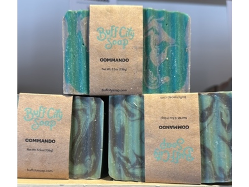 Buff City Soap Commando, 5.5 oz/156 g