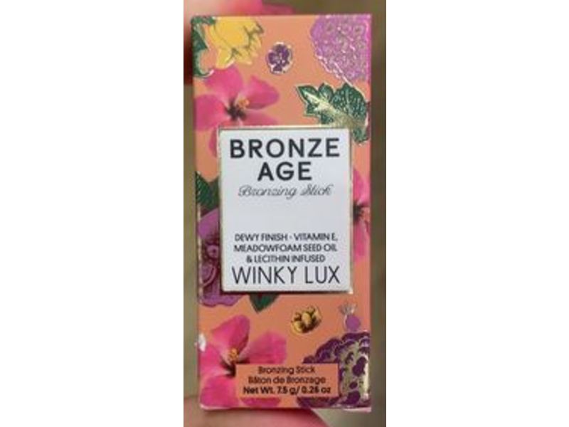 Winky Lux Bronze Age Stick, Vitamin E, Meadowfoam Seed Oil & Lecithin Infused, Sun Goddess, 0.26 oz/7.5 g