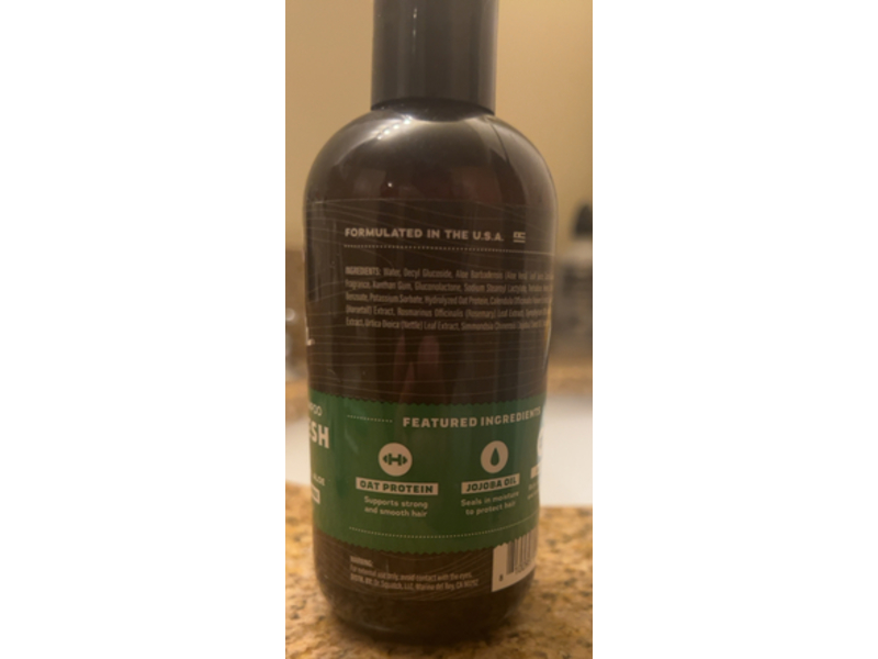 Dr. Squatch Men's Natural Shampoo, Cool Fresh Aloe, 8 fl oz/236 mL