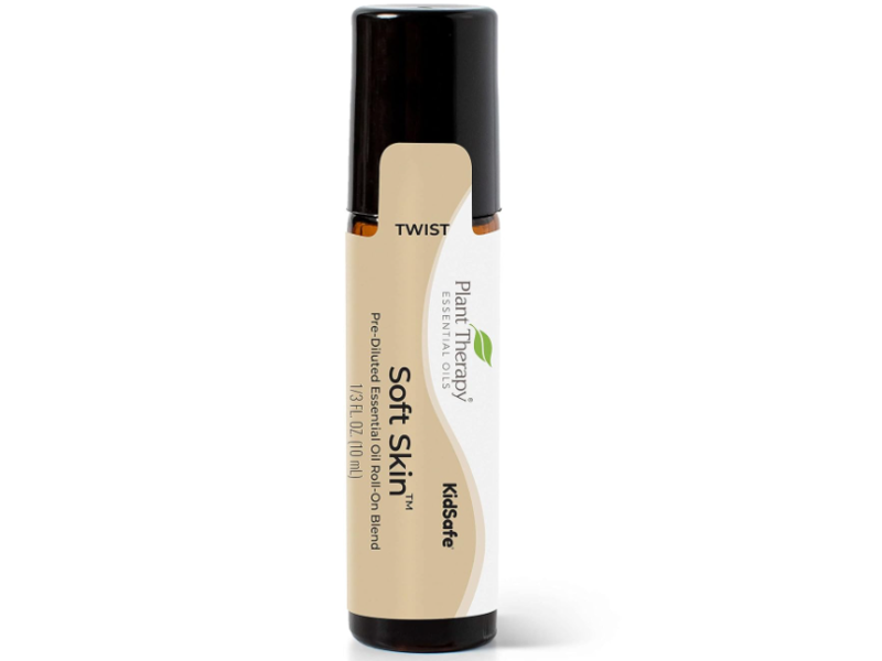 Plant Therapy Soft Skin Pre-Diluted Essential Oil Roll-On, 1/3 fl oz/10 mL