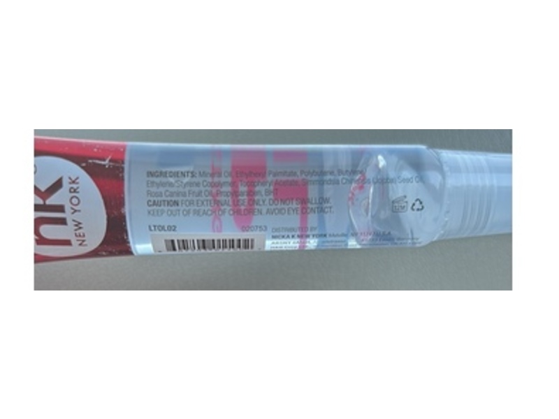 Nicka K New York Hydrating Lip Oil Nourishing Gloss, Cherry, 0.5 fl oz/15 mL, Pack Of 3