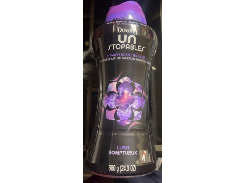 Downy Unstopables In-Wash Scent Booster, Lush, 24.0 oz/680 g