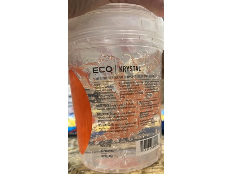 Eco Style Krystal Styling Gel, Max Hold, 32 fl oz/946 mL
