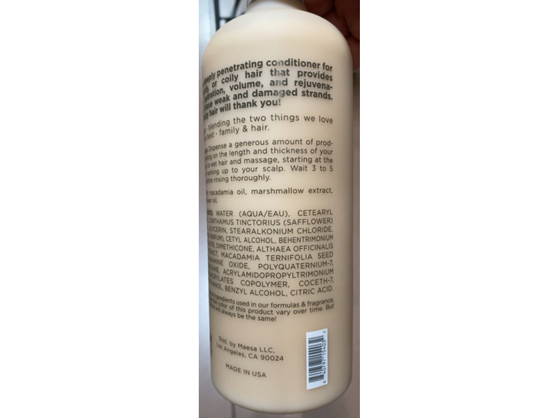 Hairitage S.O.S Deep Moisture + Restore Conditioner, 21 fl oz/621 mL