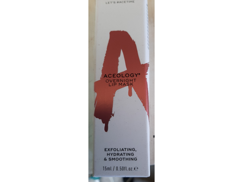 Aceology Overnight Lip Mask, 0.50 fl oz/15 mL