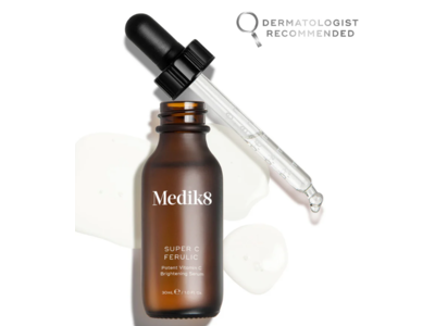 Medik8 Super C Ferulic Potent Vitamin C Brightening Serum, 1 fl oz/30 mL