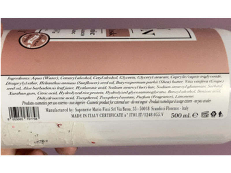 Mario Fissi 1937 Firenze Nourishing Body Lotion, Apple & White Musk, 16.9 fl oz/500 mL