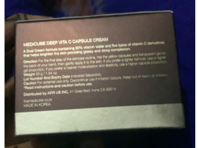 Medicube Deep Vita C Capsule Cream, 1.94 oz/55 g