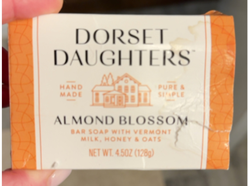 Dorset Daughters Bar Soap, Almond Blossom, 4.5 oz/128 g