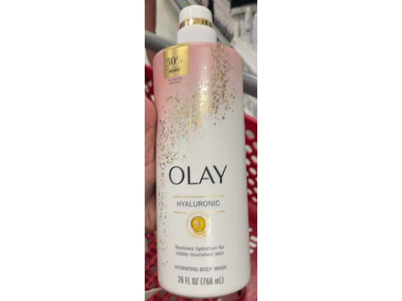 Olay Hydrating Body Wash, Hyaluronic, 26 fl oz/768 mL