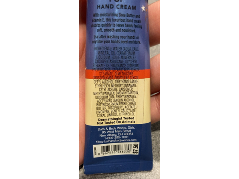 Bath & Body Works Firecracker Pop Hand Cream, 1 fl oz/29 mL