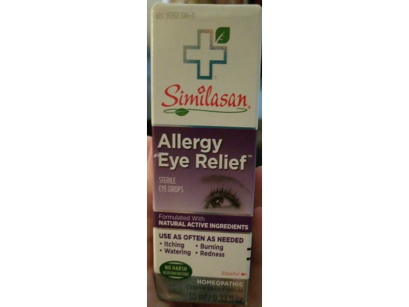 Similasan Allergy Eye Relief, 0.33 fl oz/10 mL