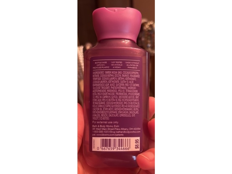 Bath & Body Works Body Wash, Sweet Pea, Pro-vitamin B5 + Aloe, 3 fl oz/88 mL