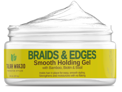 Taliah Waajid Braids & Edges Smooth Holding Gel, Bamboo, Biotin & Basil, 8 fl oz/237 mL