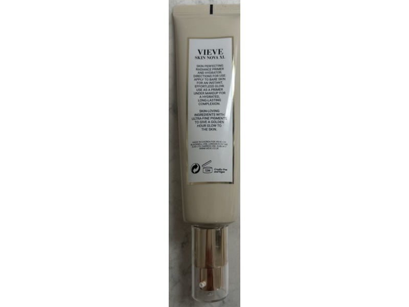 Vieve Skin Nova XL Instant Radiance Primer, 3.38 fl oz/100 mL