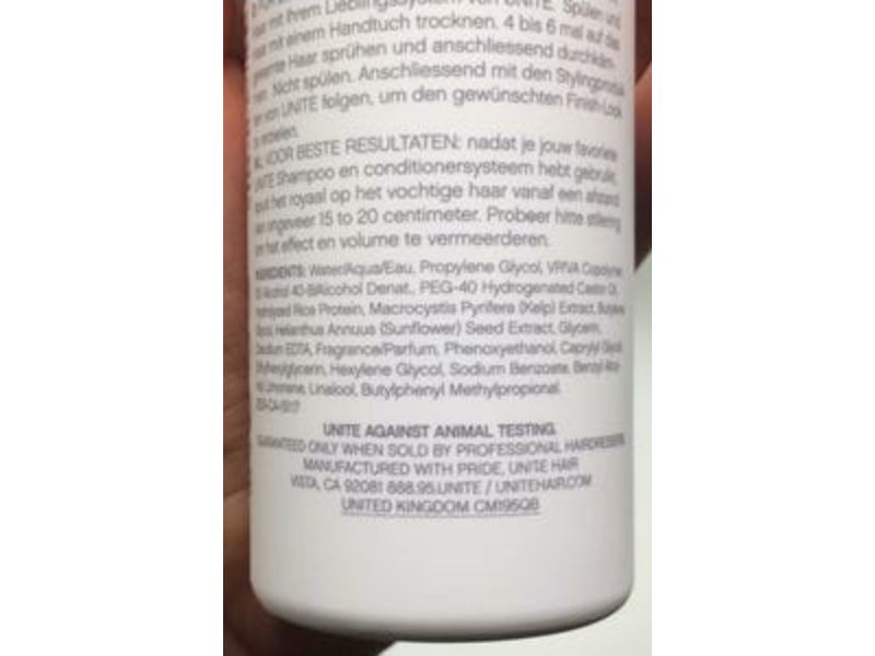 Unite Hair Boosta Spray, Volumizing, 8 fl oz/236 mL