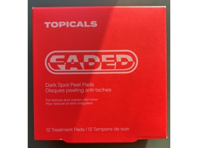 Topicals Faded Dark Spot Peel Pads, 12 Count