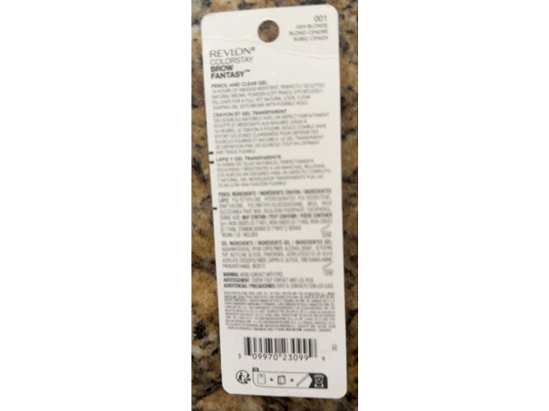 Revlon ColorStay Brow Fantasy Soft Powder Pencil & Clear Gel Duo, Ash Blonde, 0.11 oz/0.31 g