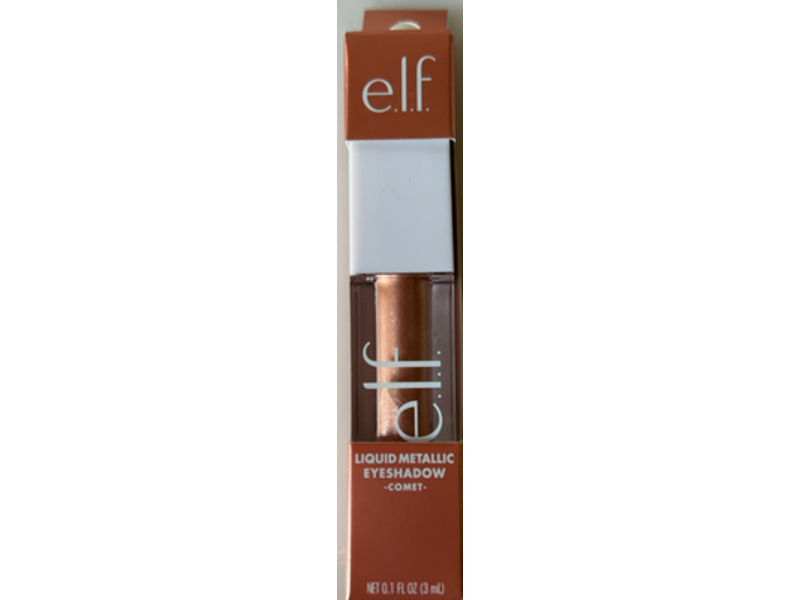 e.l.f. Liquid Metallic Eyeshadow, Comet, 0.1 fl oz/3 mL