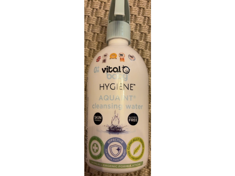 Vital Baby Hygiene Aquaint Cleansing Water, 500 mL