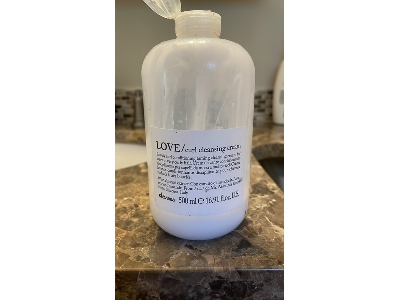 Davines Love Curl Cleansing Cream, 16.9 fl oz/500 mL