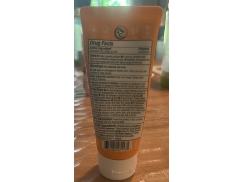 Badger Kids Mineral Sunscreen Cream, SPF 40, 2.9 fl oz/87 mL